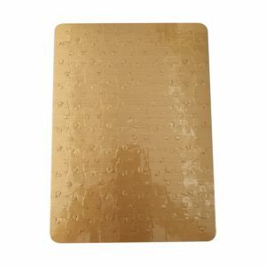 rompecabezas dorado A4 para sublimar