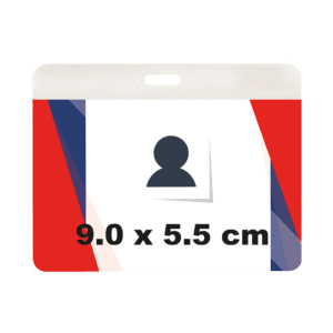 Mica Horizontal Rígida 9×5.5cm 100 piezas